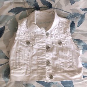 Cat & Jack Girls White Vest